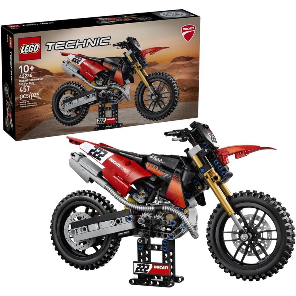LEGO® Technic™ Ducati Desmo450 MX Factory Motorcycle 42238 COLLECTIBLES